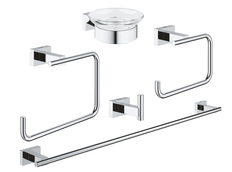 set di accessori da bagno master 5 in 1