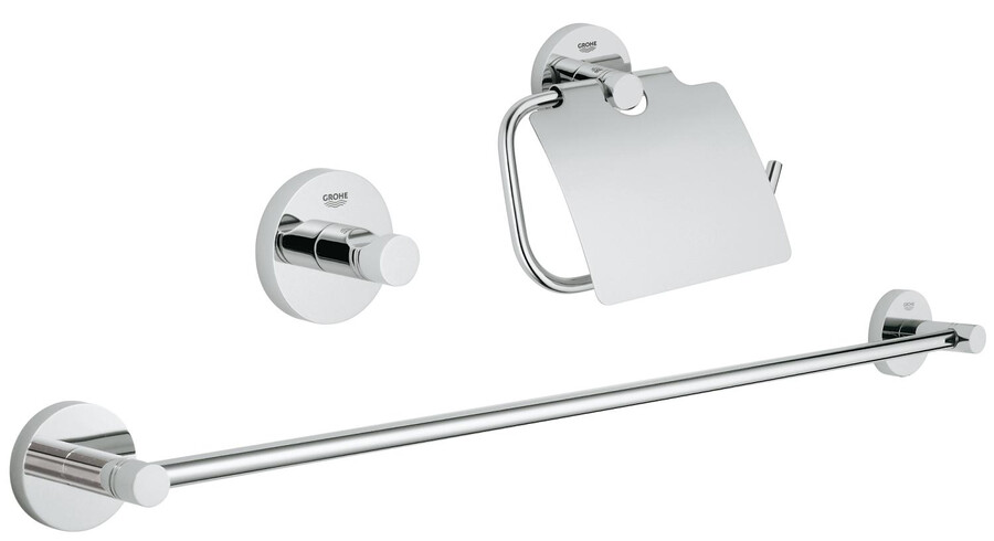set di accessori da bagno per gli ospiti 3 in 1