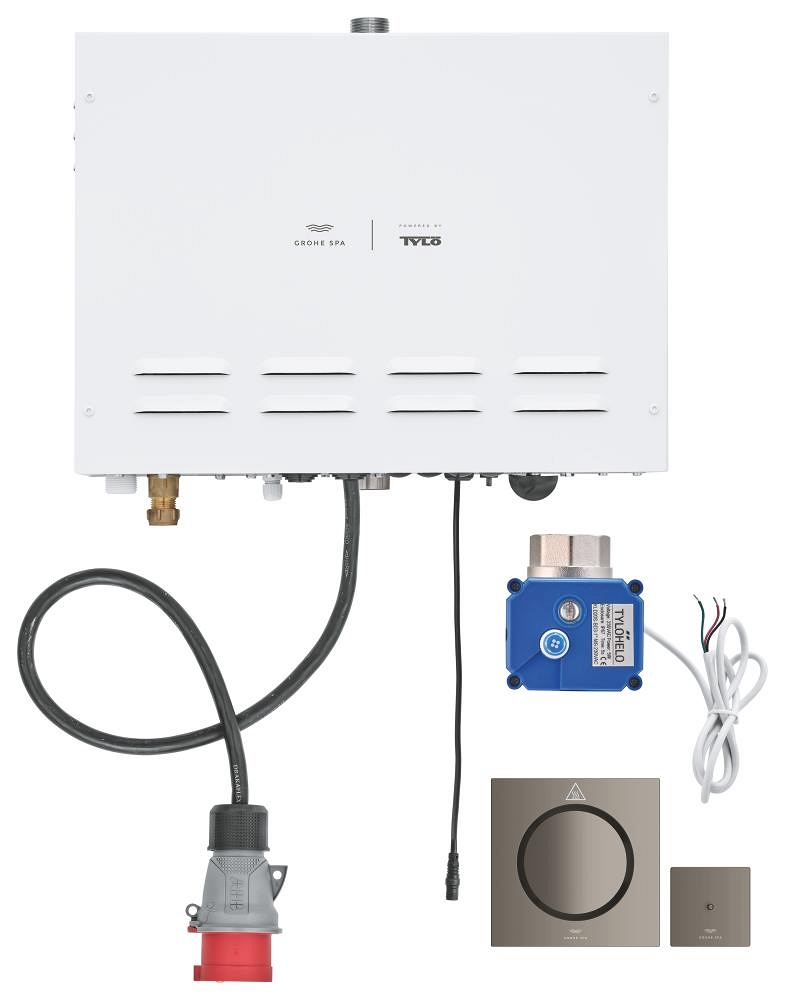 generatore di vapore da 99 kw con uscita vapore e sensore di temperatura