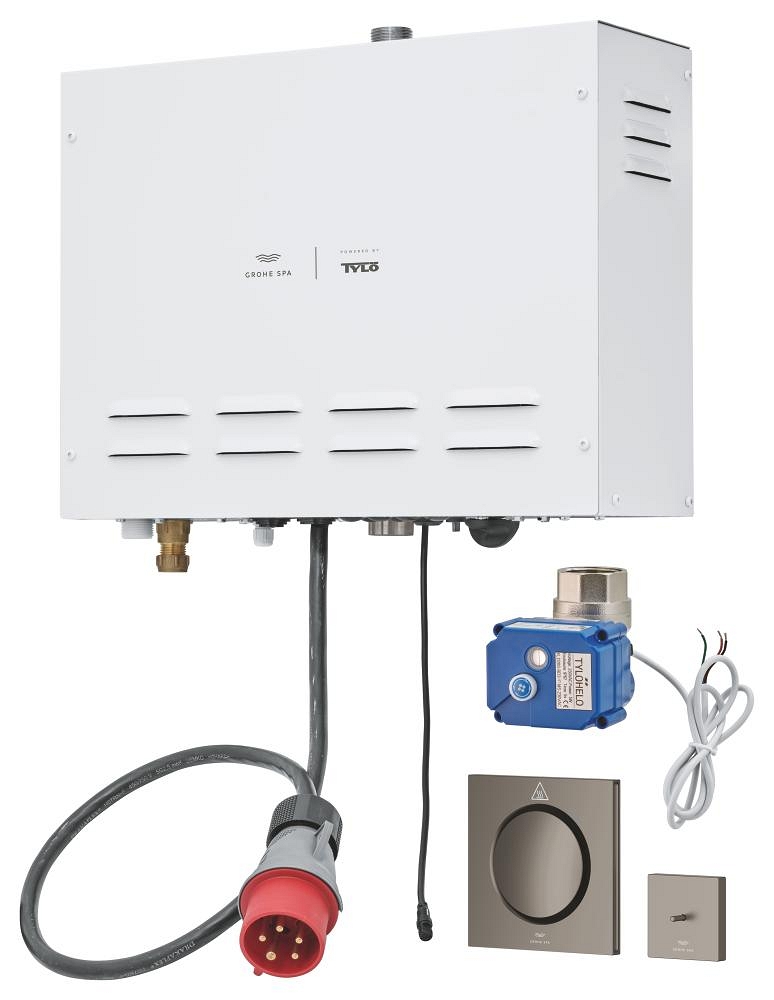 generatore di vapore da 99 kw con uscita vapore e sensore di temperatura