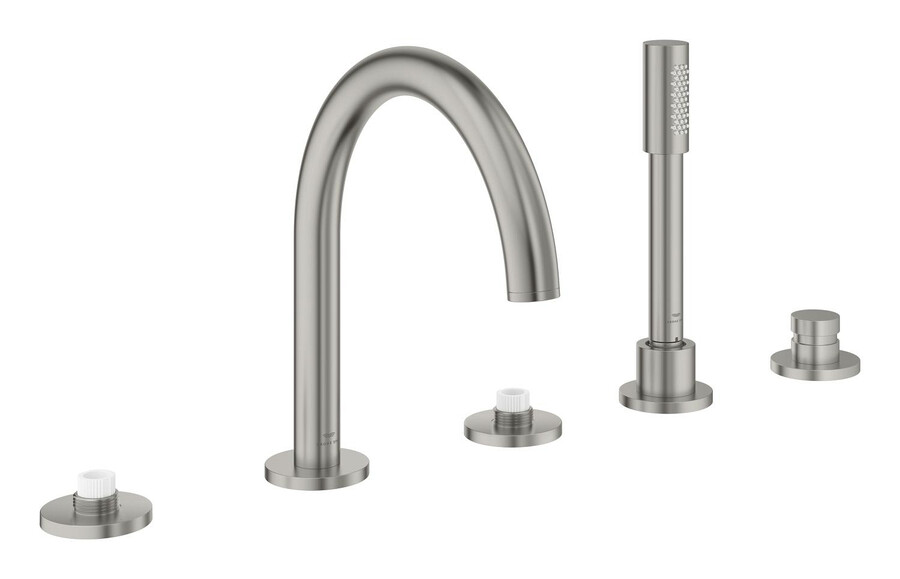 combinazione vascadoccia a 5 fori