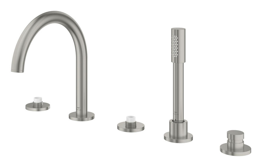 combinazione vascadoccia a 5 fori