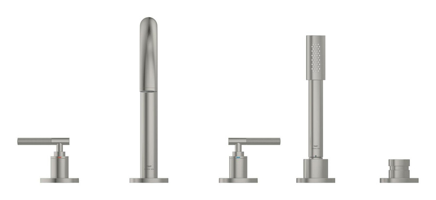 combinazione vascadoccia a 5 fori