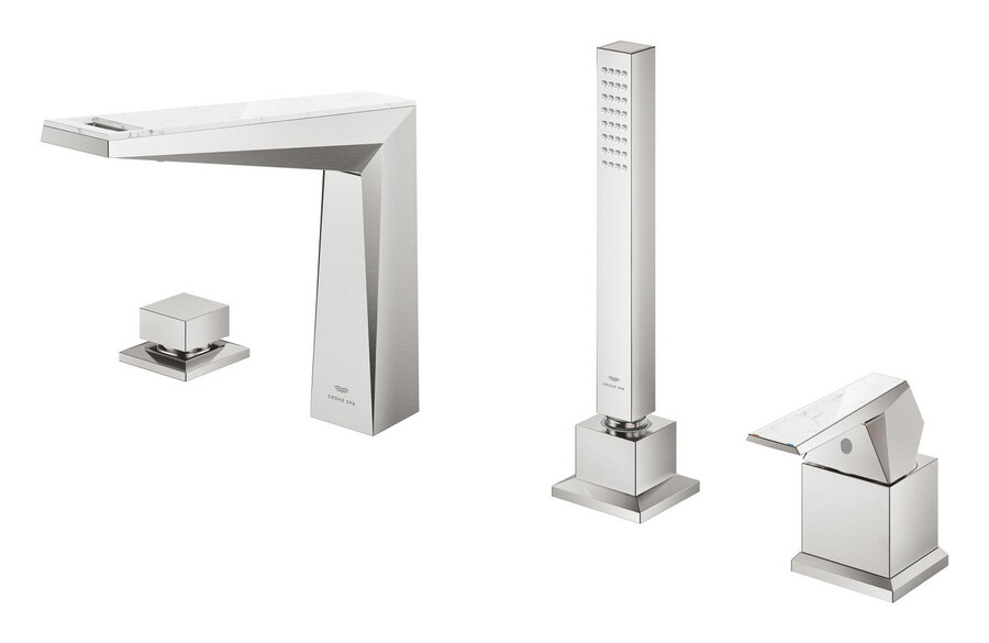 miscelatore monocomando per vasca a 4 fori