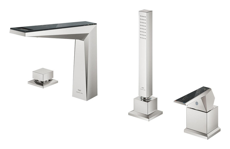 miscelatore monocomando per vasca a 4 fori