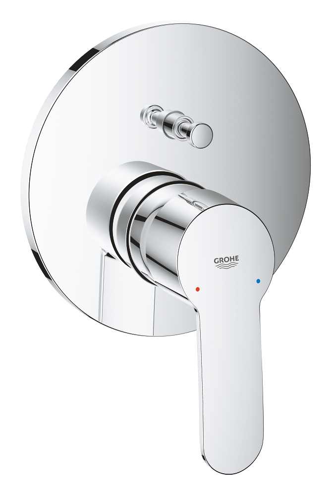 miscelatore monocomando con deviatore a 2 vie
