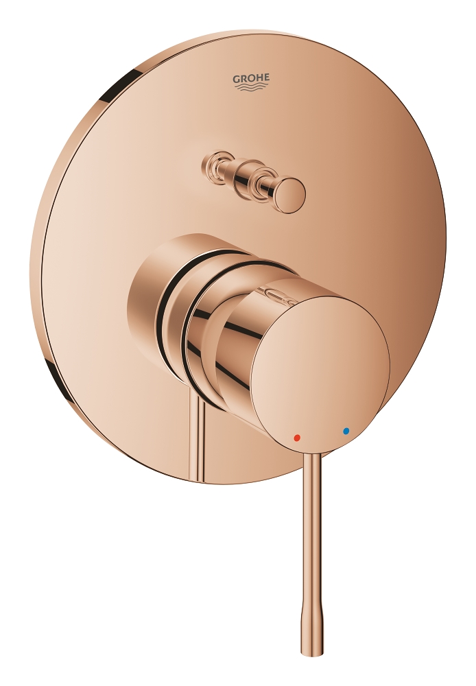 miscelatore monocomando con deviatore a 2 vie