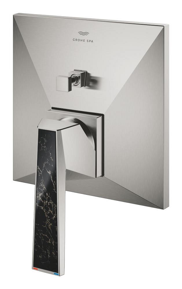 miscelatore monocomando con deviatore a 2 vie