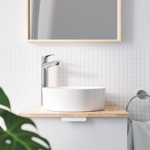 rubinetto per lavabo - taglia xl - piletta di scarico a pressione in plastica