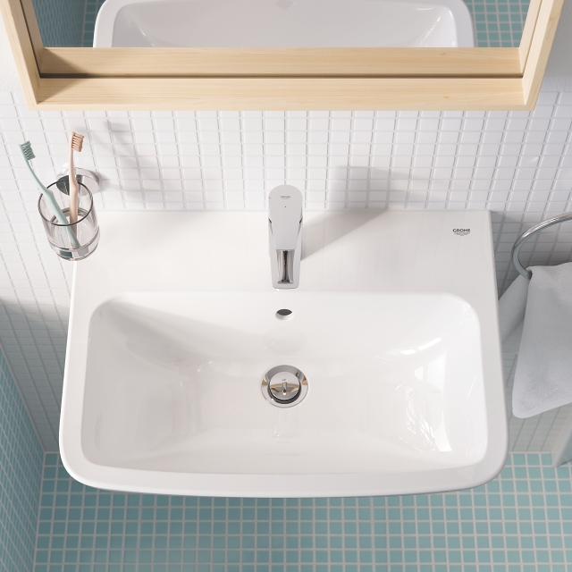 rubinetto per lavabo - taglia s - piletta di scarico a pressione in plastica
