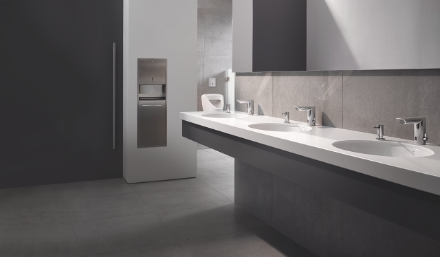 rubinetto per lavabo - elettronico a infrarossi - dispositivo di miscelazione