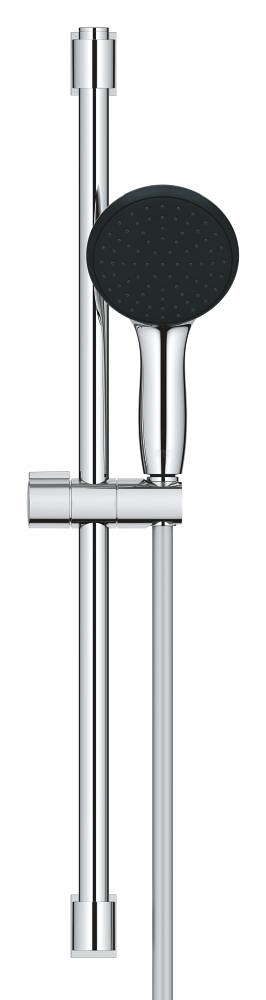 set asta doccia doccetta 1 getto - 110 mm - asta 600 mm