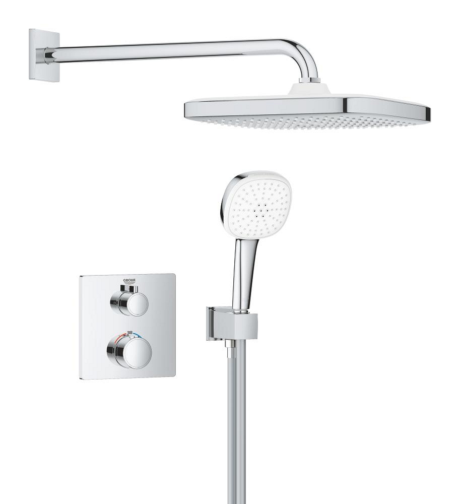 sistema doccia da incasso con tempesta 250 cube
