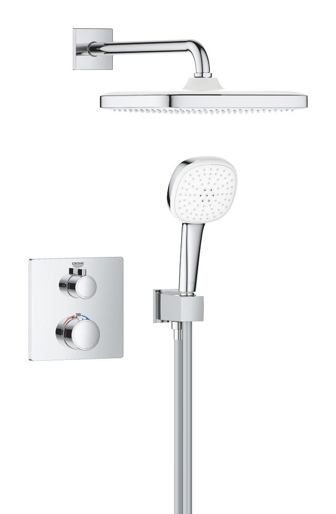 sistema doccia da incasso con tempesta 250 cube