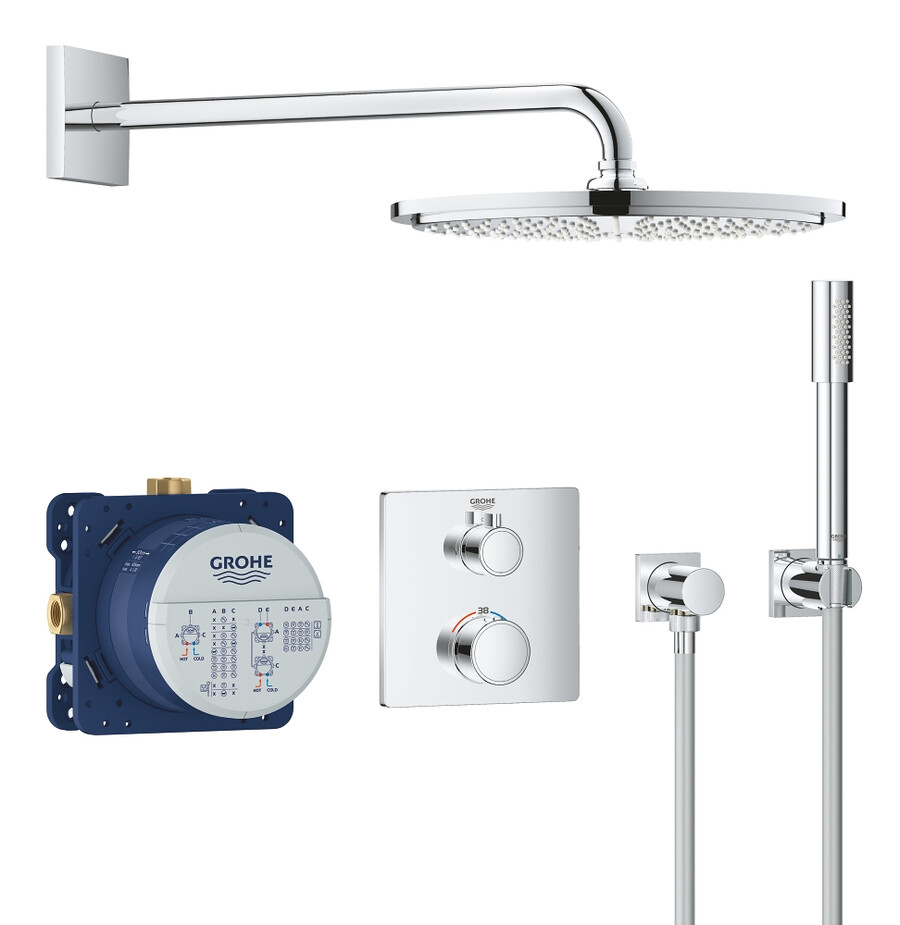 set doccia perfetto con rainshower cosmopolitan 310