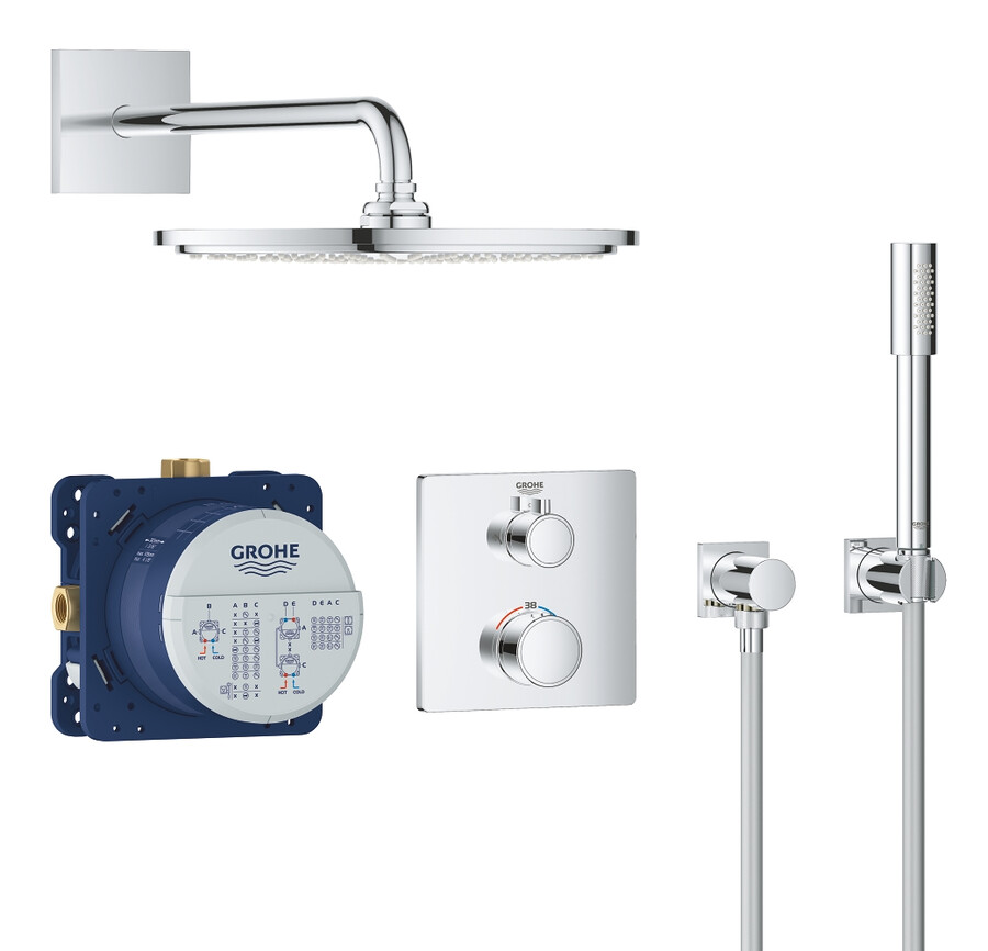 set doccia perfetto con rainshower cosmopolitan 310