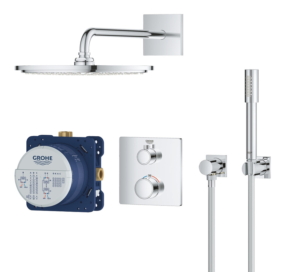 set doccia perfetto con rainshower cosmopolitan 310