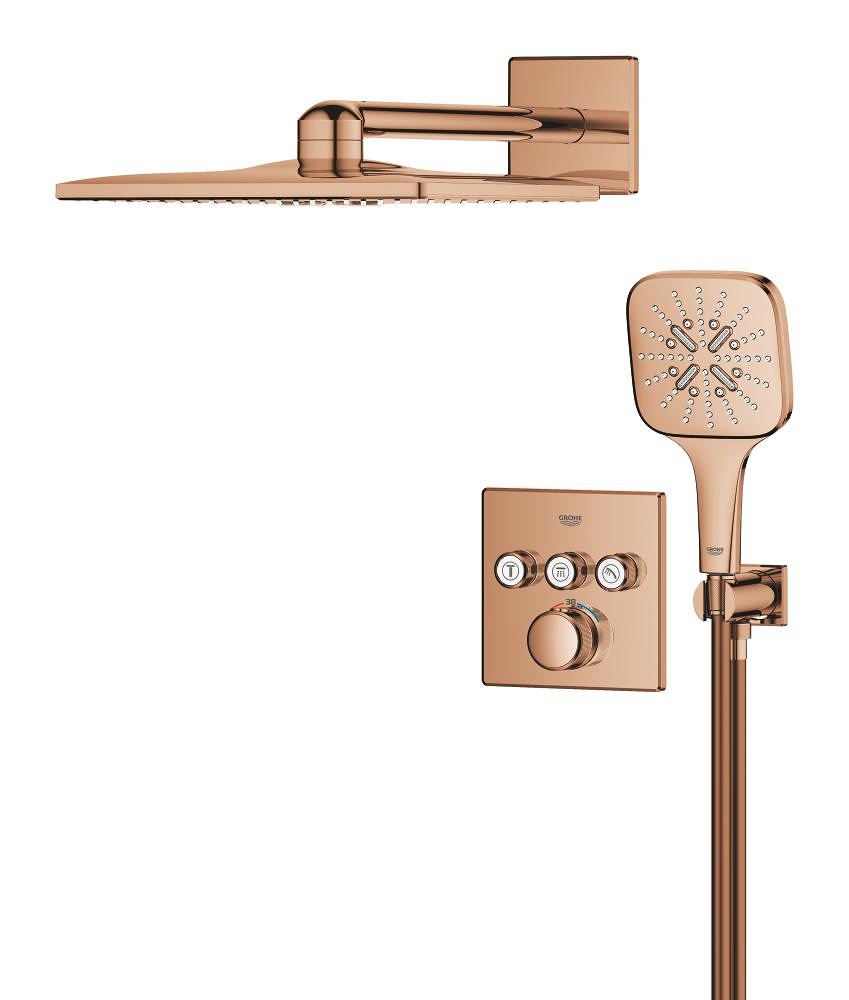 sistema doccia nascosto con rainshower smartactive 310 cube