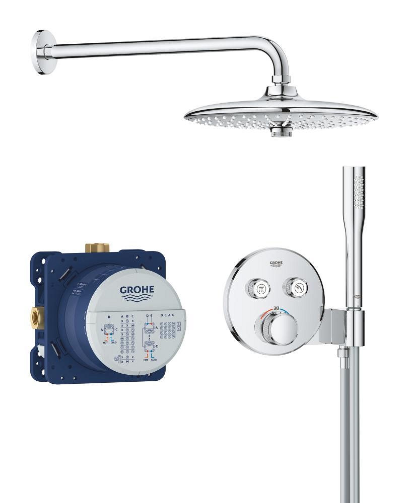 sistema doccia nascosto con euphoria 260
