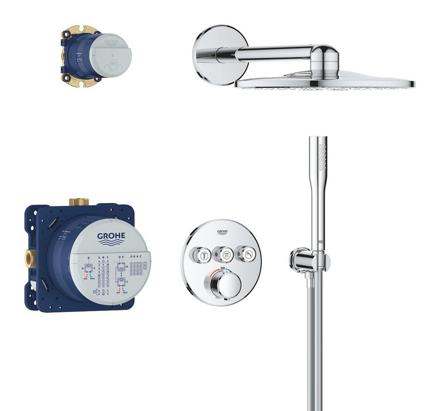 sistema doccia - da incasso - con vitalio smartactive 310