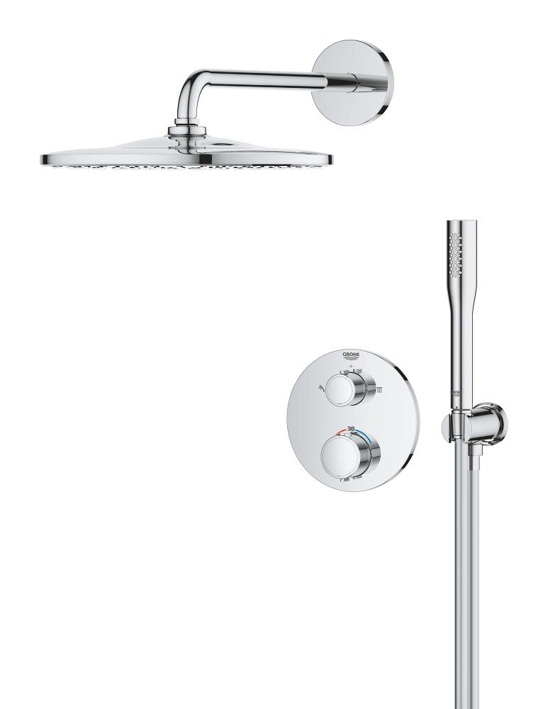 sistema doccia da incasso con vitalio rain mono 310