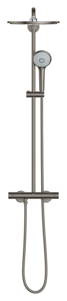 sistema doccia con termostato - soffione 310 mm - getto rain