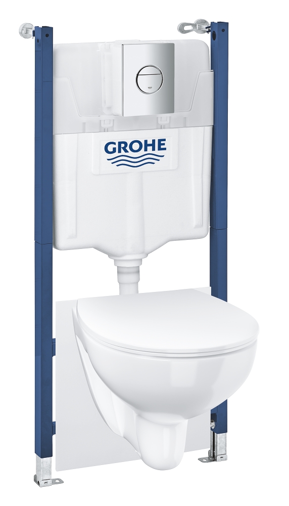 set 6 in 1 per wc altezza di installazione 113 m con grohe fresh
