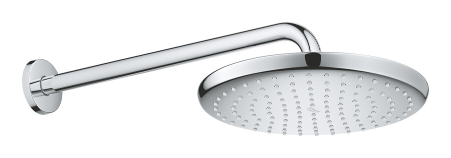 set soffione doccia 380 mm 1 getto