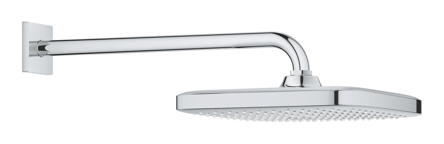 set soffione doccia 380 mm 1 getto