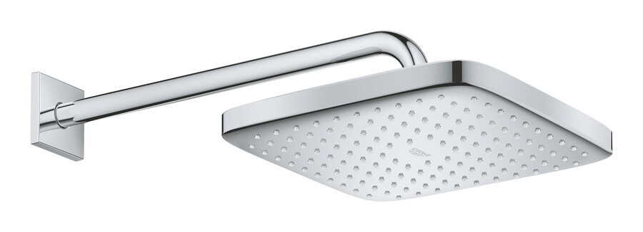 set soffione doccia 380 mm 1 getto