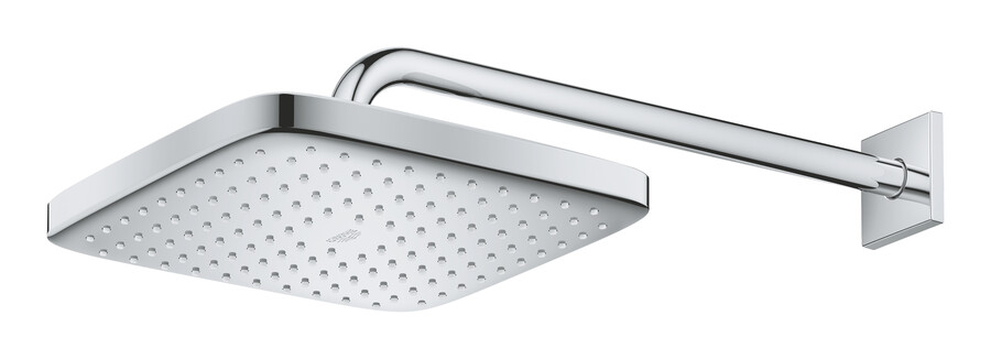 set soffione doccia 380 mm 1 getto