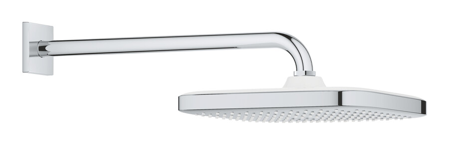 set soffione doccia 380 mm 1 getto