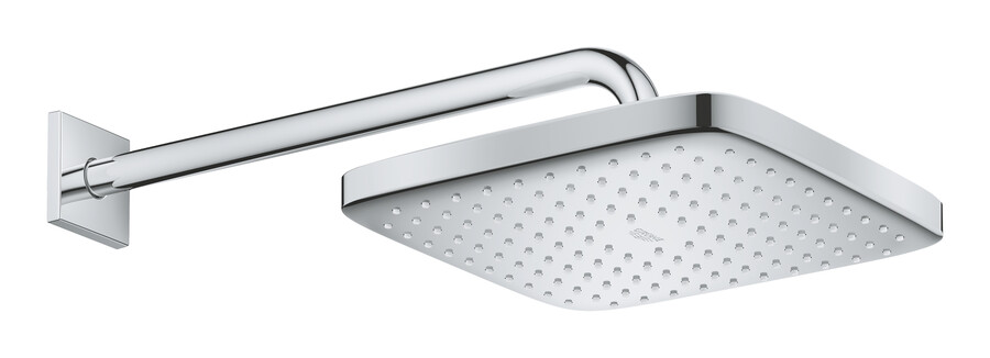 set soffione doccia 380 mm 1 getto