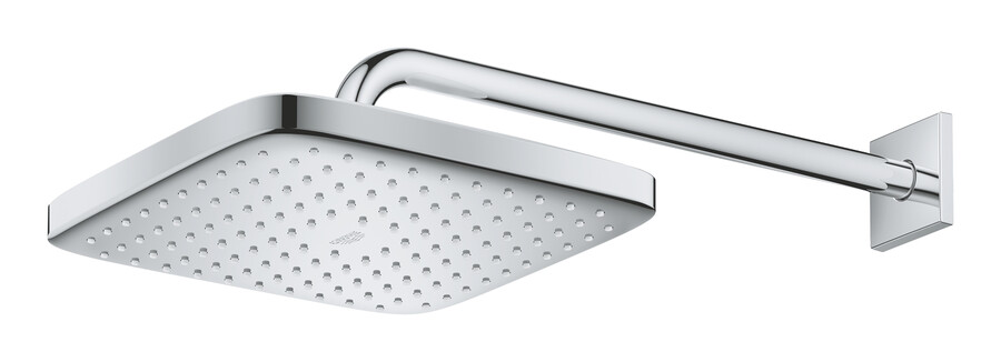 set soffione doccia 380 mm 1 getto