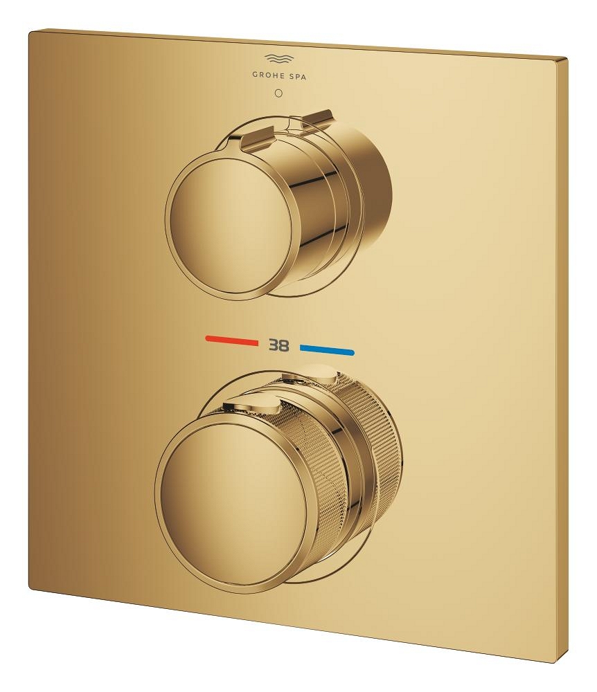 termostato per installazione ad incasso con una valvola