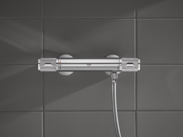 termostato doccia - limitatore di temperatura opzionale a 43°c