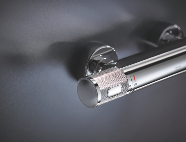 termostato doccia - limitatore di temperatura opzionale a 43°c
