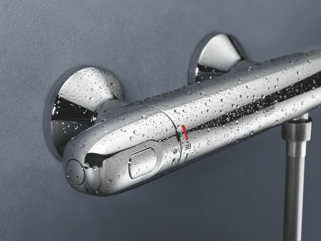 termostato doccia - limitatore di temperatura opzionale a 43°c