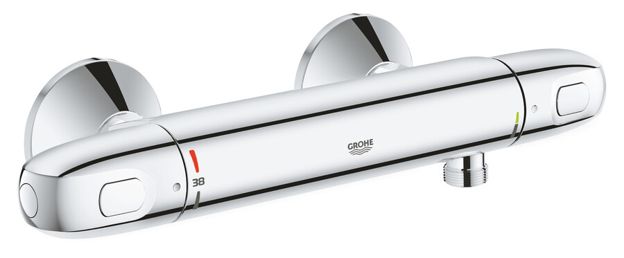 termostato doccia - limitatore di temperatura opzionale a 43°c