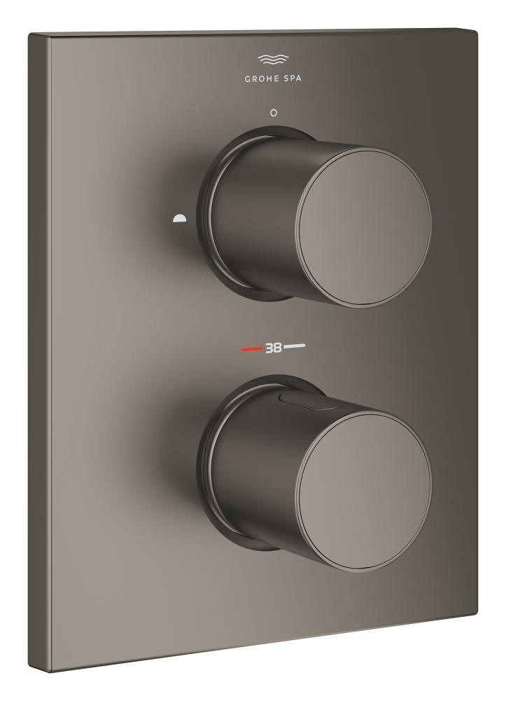 trim termostatico con deviatore a 2 vie integrato