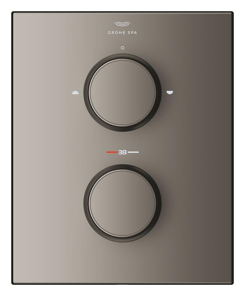 trim termostatico con deviatore a 2 vie integrato