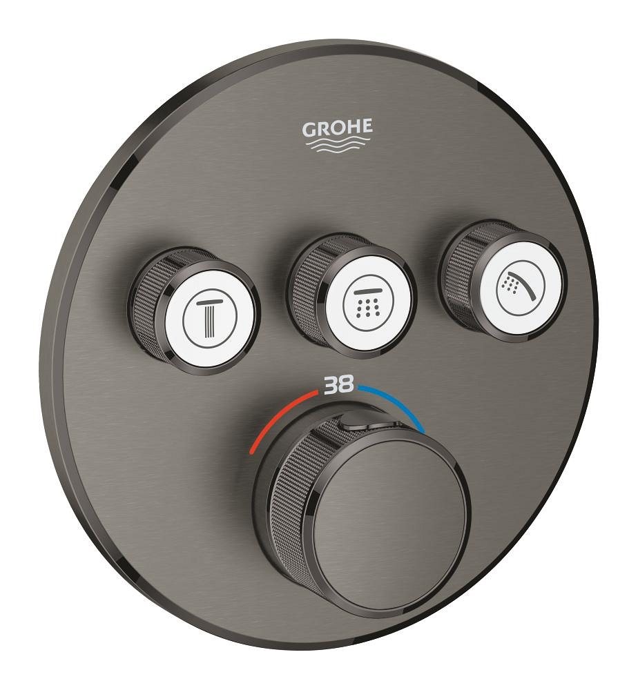 termostato per installazione ad incasso con 3 valvole