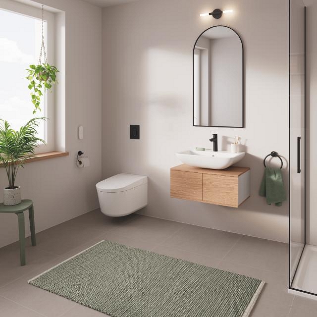 sistema completo per wc con doccia per cassette di scarico nascoste