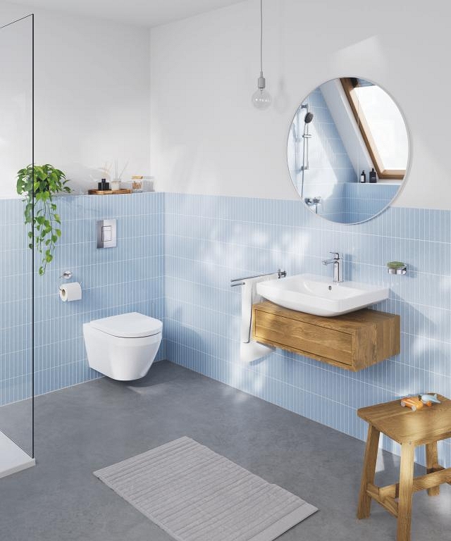 set wc con sedile e coperchio - sospeso