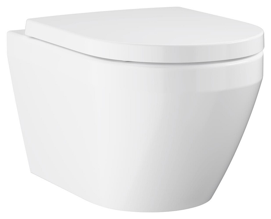 set wc con sedile e coperchio - sospeso