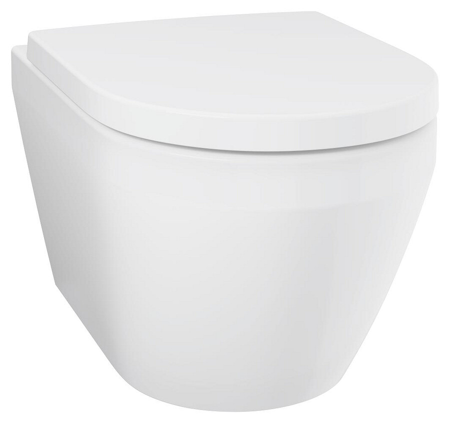 set wc con sedile e coperchio - sospeso