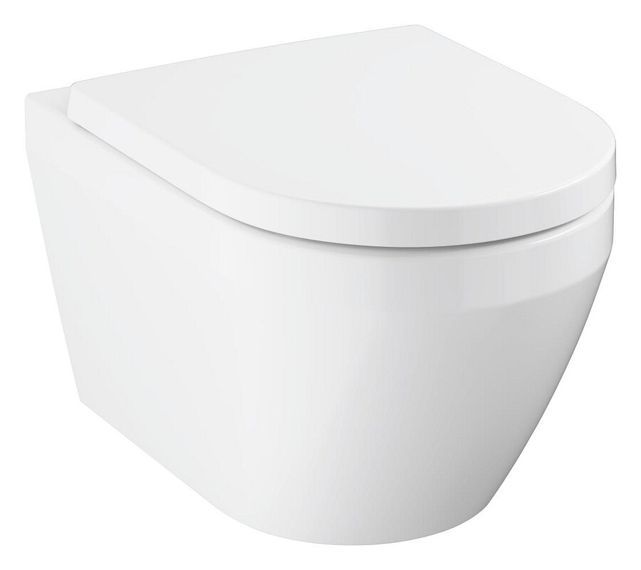 set wc con sedile e coperchio - sospeso